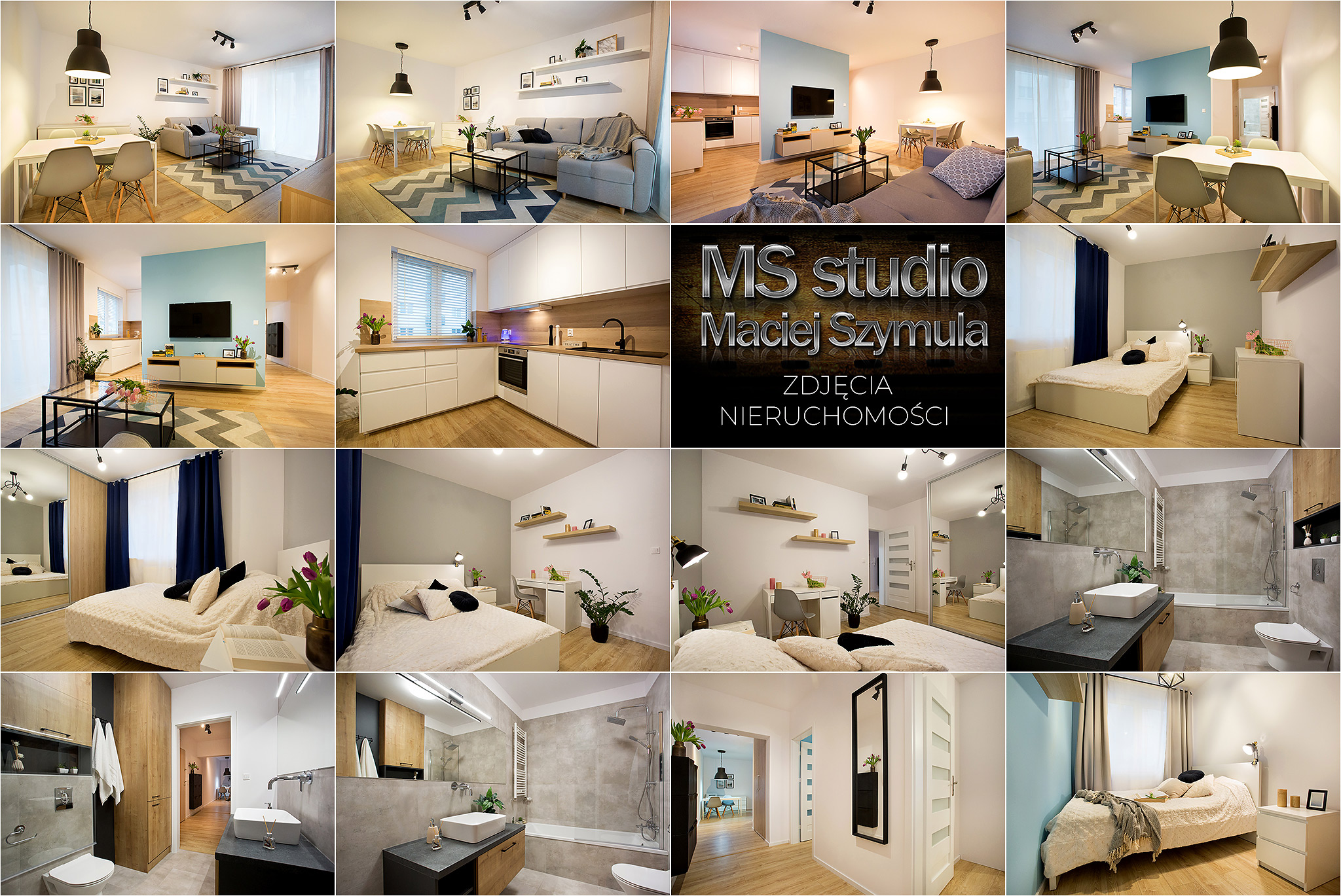 fotografia wnętrz nieruchomości oraz zdjecia wykonywane dronem w Szczecinie